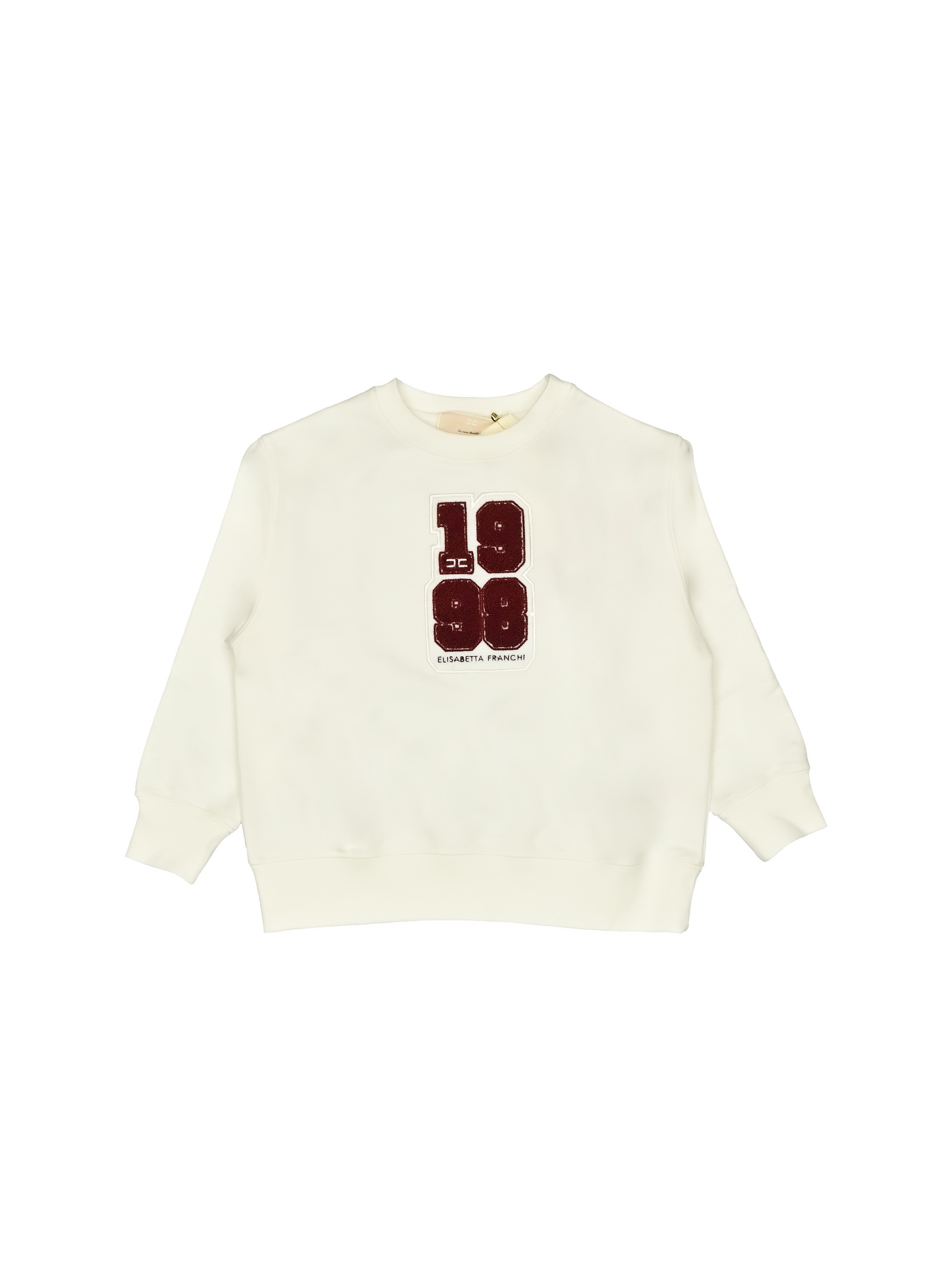 Felpa bambina logata. ELISABETTA FRANCHI EFFE127 0 FF002 D378 Zerotondo